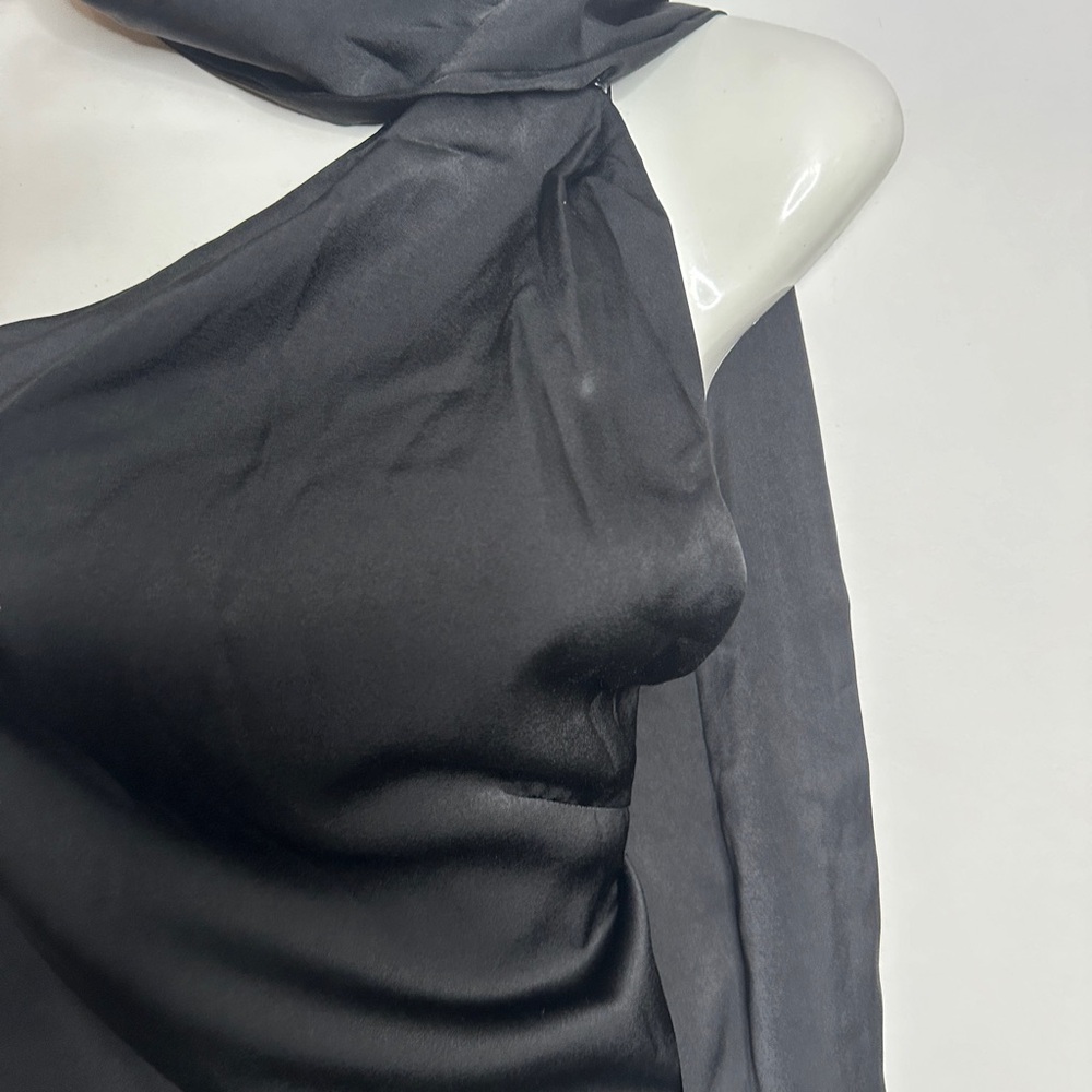 ECYANER Women's Elegant Sleeveless  Dress Backless Satin Backless Midi C… - Picture 6 of 12